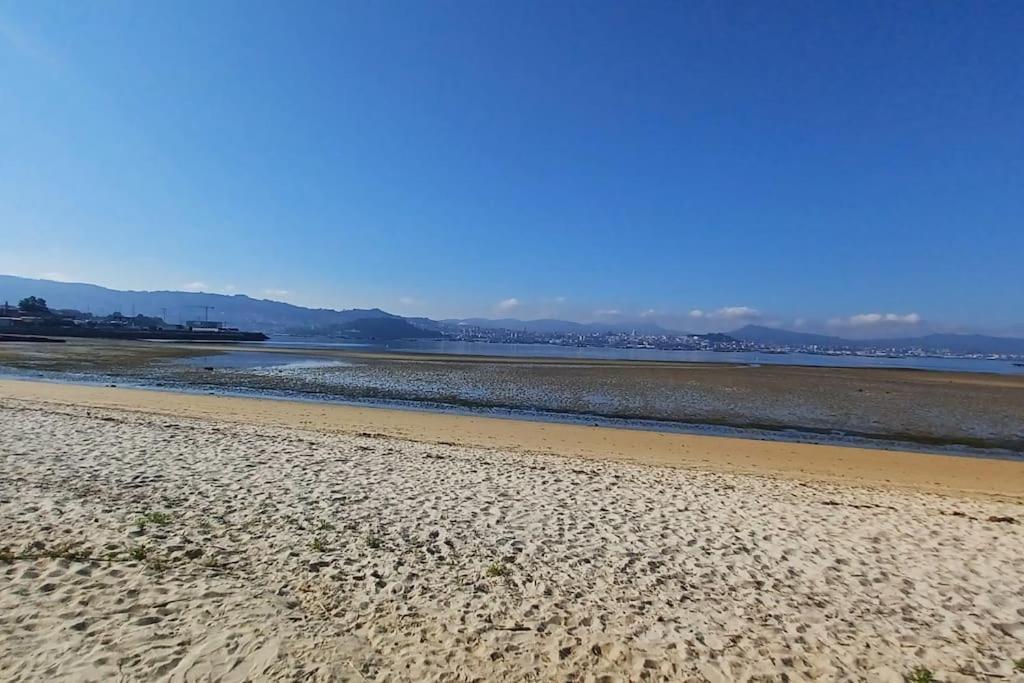 Appartamento Piso A Pie De Playa Con Terraza Exclusiva Moaña Esterno foto