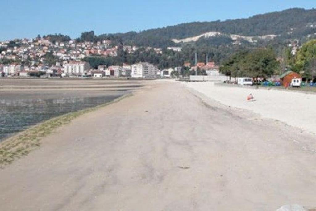 Appartamento Piso A Pie De Playa Con Terraza Exclusiva Moaña Esterno foto