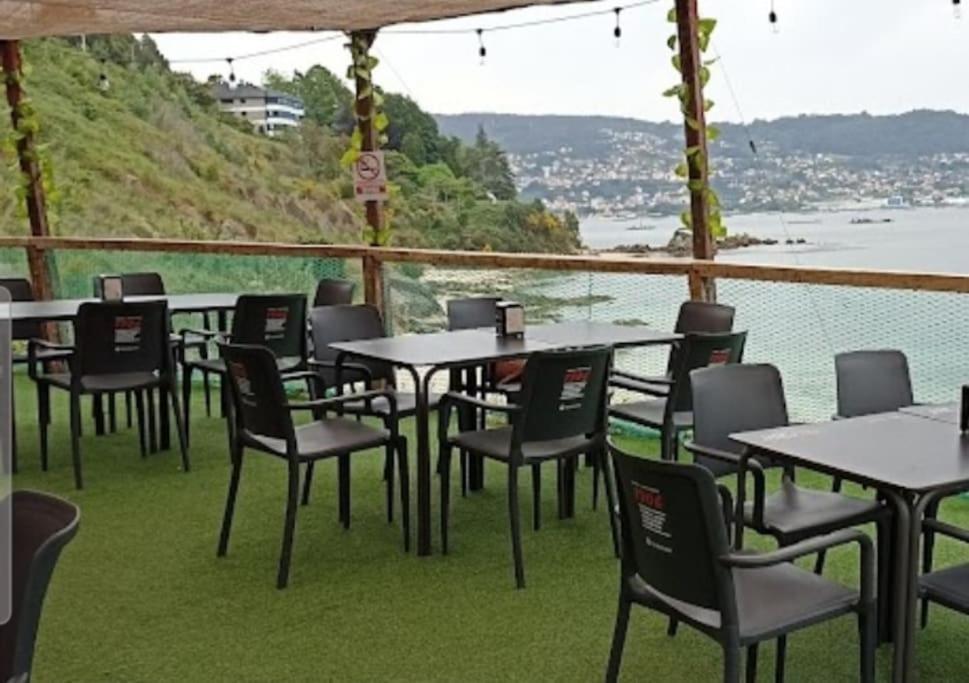Appartamento Piso A Pie De Playa Con Terraza Exclusiva Moaña Esterno foto